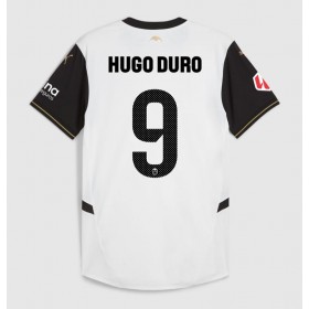 Valencia Hugo Duro #9 Heimtrikot 2024-25 Kurzarm